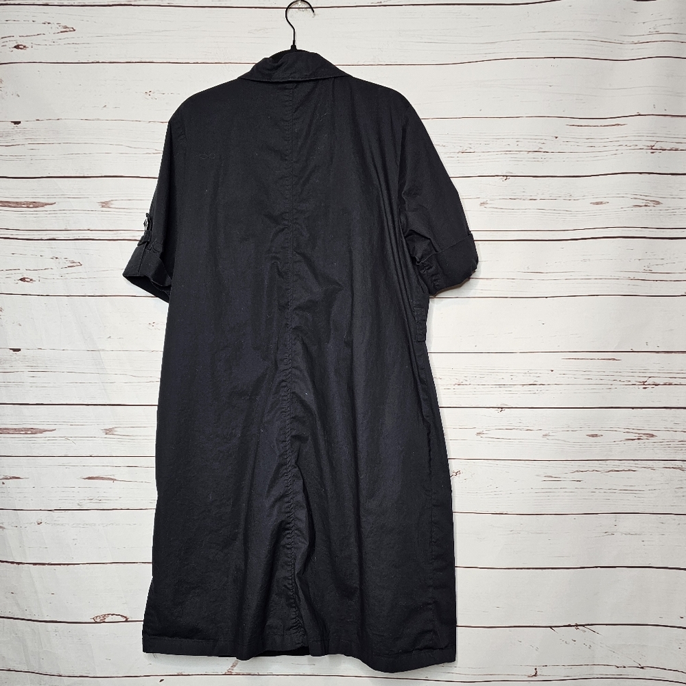 Sandro Woman Black Button Dress - Picture 2 of 10